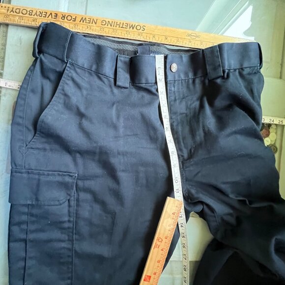 5.11 Tactical Series Cargo Utility Pants Size 38 Solid Navy Blue Polyester Blend - Picture 9 of 10